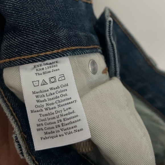 Everlane Men's The Slim Fit Jean 33x32 - Picture 6 of 6